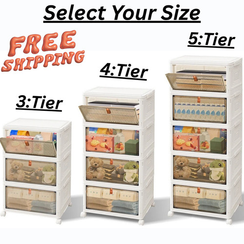 Stackable storage box wheeled - stackable,