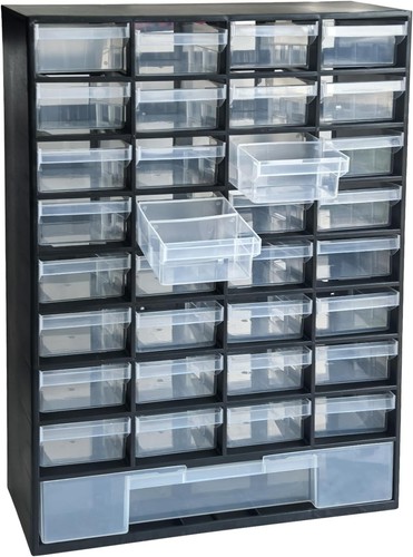 Small parts storage cabinet - small,