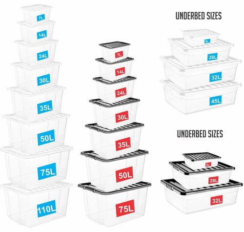 Plastic storage boxes with - plastic,