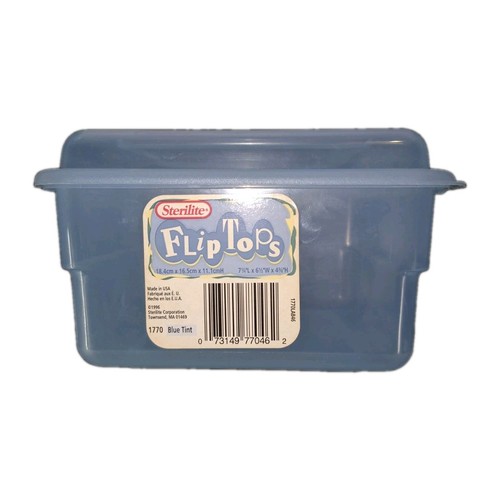 Sterilite stackable flip top - sterilite,