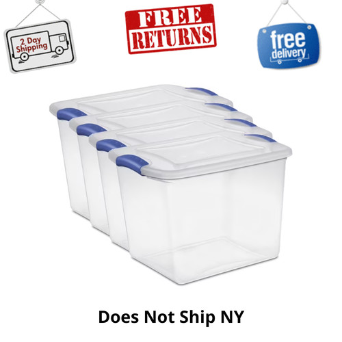 Sterilite quart clear - 27,