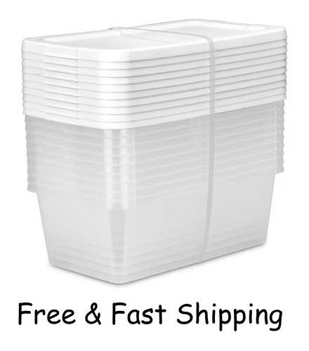 Sterilite clear storage - sterilite, qt