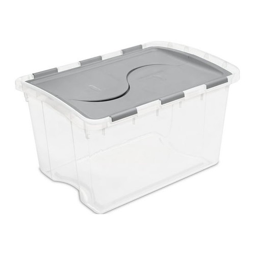 Clear plastic storage - plastic,