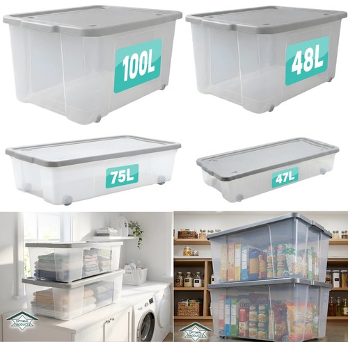Clear plastic container - x,