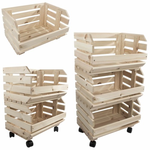 Wooden unpainted stackable - unpainted,