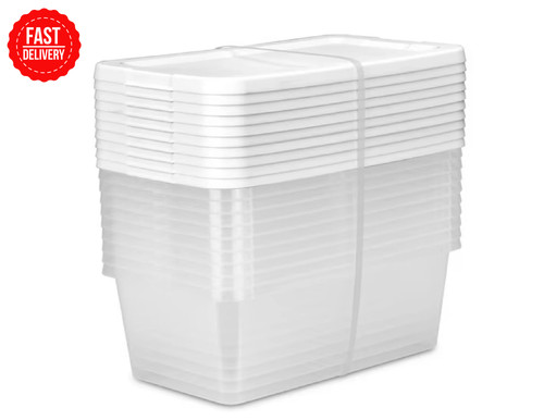 Sterilite clear storage - 6, qt