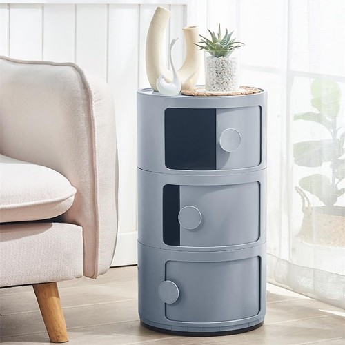 Round storage unit - round, drawer