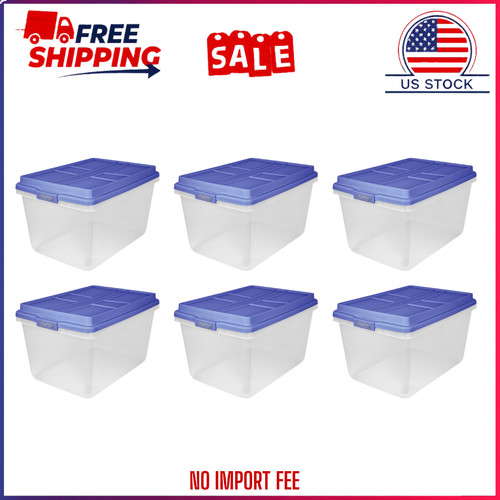 Hefty clear plastic - qt.,