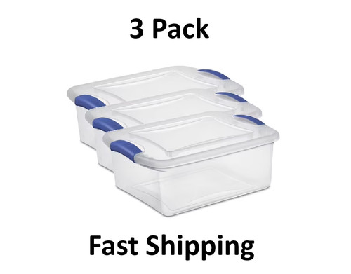 Sterilite 15 quart - pack),