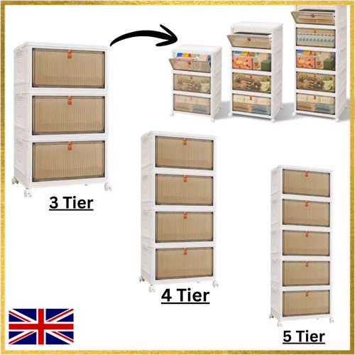 Stackable storage box - storage, wheeled