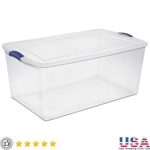 Clear storage bin - bin, 105