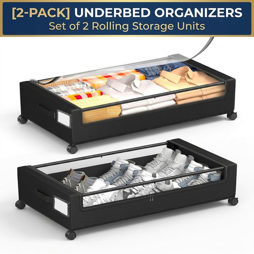 Pack large under - bed, storage